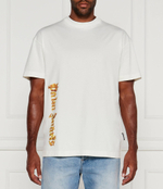 Футболка BURNING PALM Palm Angels - белый(PMAA001F 24JER008)