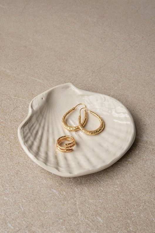 Тарелка слепок ракушки / BORGATA