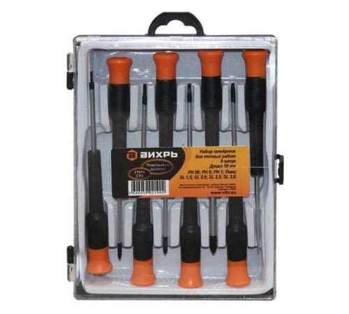 Набор отвёрток для точных работ НОТ 8 Вихрь