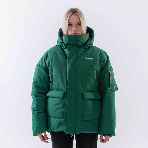 Куртка DD24 зеленая - фото 6