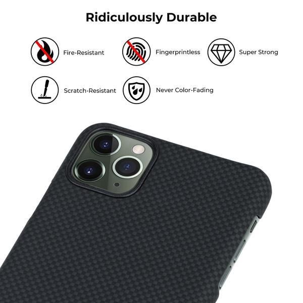 Чехол Pitaka MagEZ Case для Apple iPhone 11 Pro Max (Black/Gray Plain)