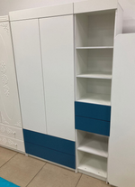 Шкаф ШД 900.1 Лавис Лазурь софт