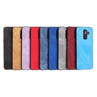 Чехол текстильный для Samsung Galaxy J8 (2018), 010817 Бордовый