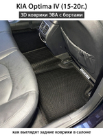 Автомобильные коврики ЭВА с бортами для KIA Optima IV (15-20г.)