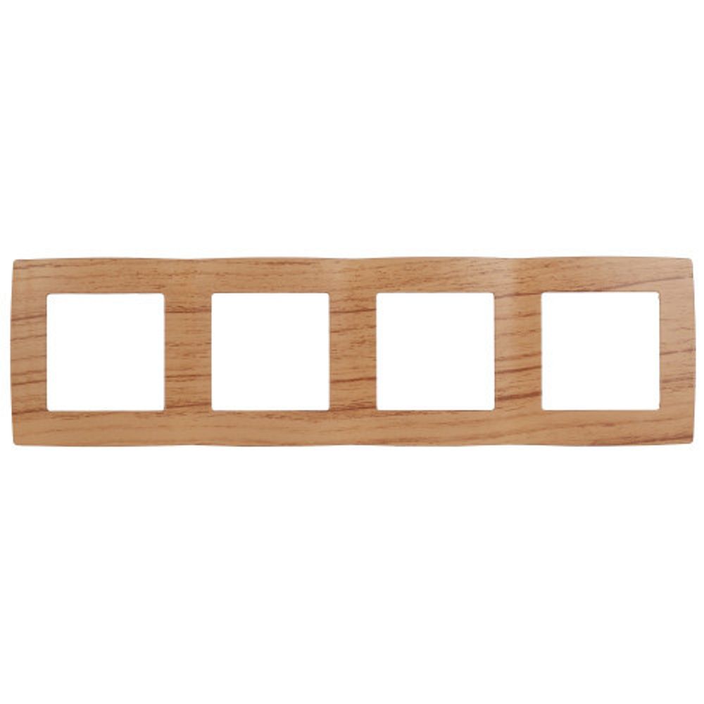 12-5004-09 ЭРА Рамка на 4 поста, Эра12, дуб