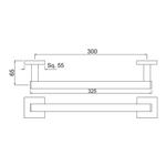 Держатель для полотенца AKP-CHR-35701PS