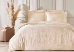 Постельное белье ALISA бежевый жаккард deluxe TIVOLYO HOME Турция