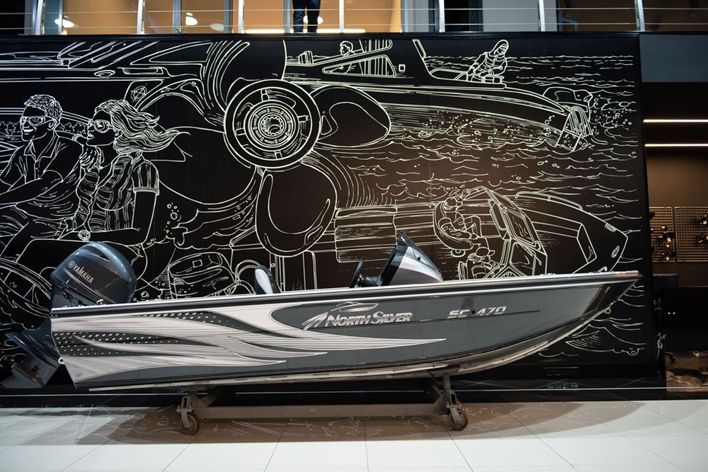 Катер-лодка алюминиевая NORTHSILVER 470 SC