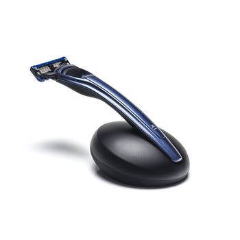 Подарочный набор Bolin Webb X1, бритва X1 синяя, подставка X1 черная (BW-X1-SET-STD-BLU)