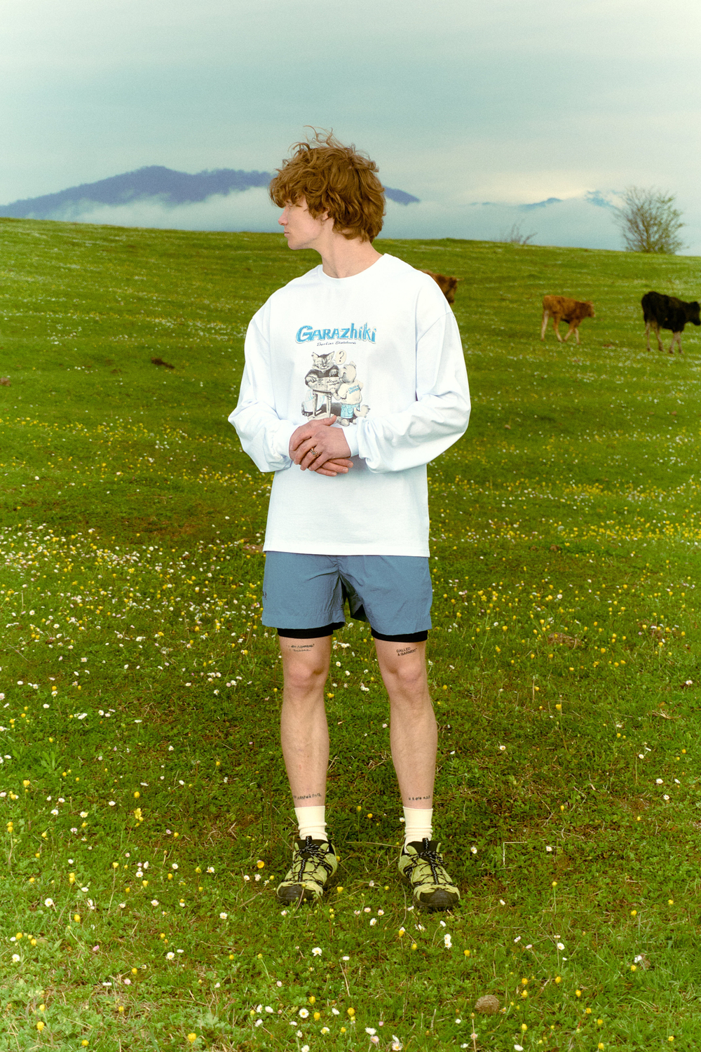 Лонгслив Called a Garment Garazhiki Longsleeve "White"