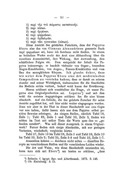 Papyros Ebers. Das älteste buch über heilkunde | H. Joachim