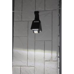 Светильник уличный ЭРА ERAFS024-05 подвесной с датчиком движения на солнечной батарее 16LED 50lm | Садовые фасадные светильники