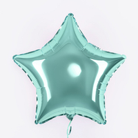 F Шар Звезда 18''/46 см, бирюзовый тиффани (БГ-15)
