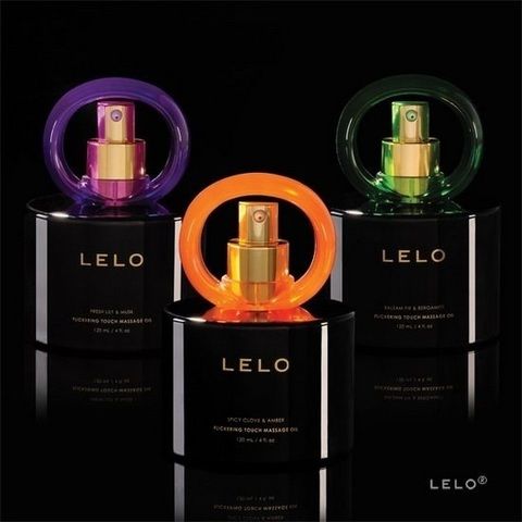 Массажное масло LELO с частицами золота и ароматом бергамота со шлейфом кедрового оттенка бальзамической пихты