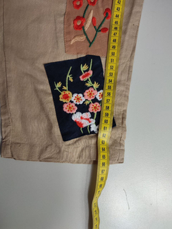 Бриджи льняные, визуально на 46 размер