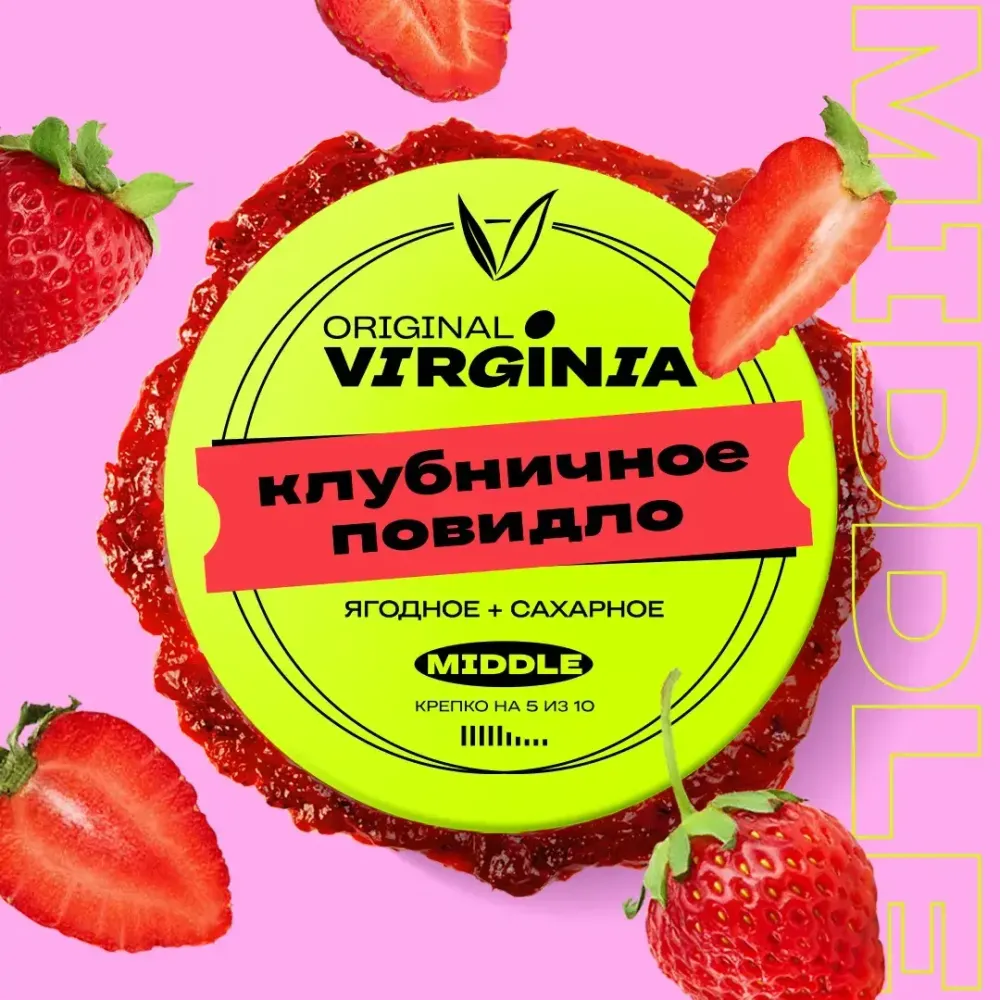 Original Virginia Middle - Dżem truskawkowy (100g)