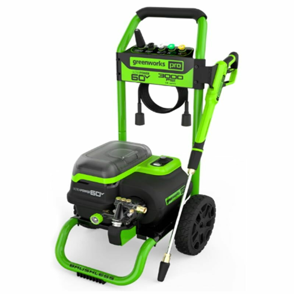 Мойка высокого давления аккум. Greenworks GDPW60DP (60V, 250бар, бесщет, с портом на 2 АКБ) 5106207