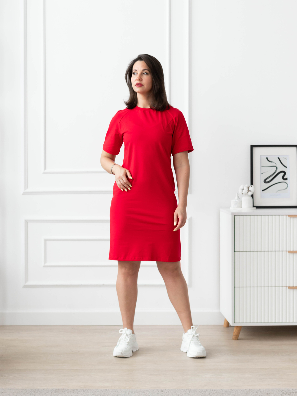 Платье спортивное укороченное