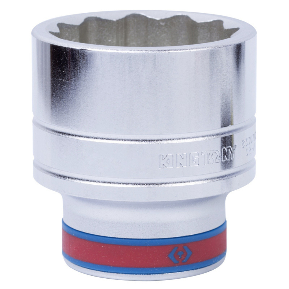 KING TONY (833076S) Головка торцевая стандартная двенадцатигранная 1", дюймовая 2-3/8"