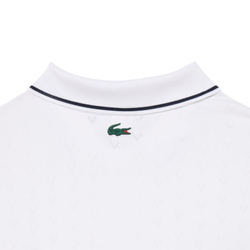 Мужское теннисное поло Lacoste Ultra Dry Heritage Tennis - white