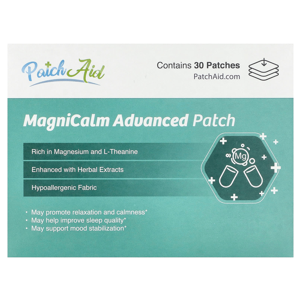 PatchAid, MagniCalm Advanced Patch, улучшенный патч, 30 патчей
