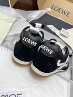 Женские кроссовки Loewe Ballet Runner черного цвета с узорами