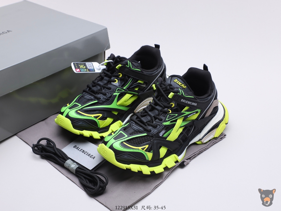 Кроссовки Track.2 Black/Neon Green