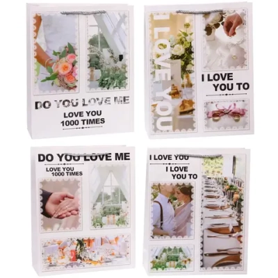 Пакет подарочный «Сказочная любовь» 26*32*10 см, микс