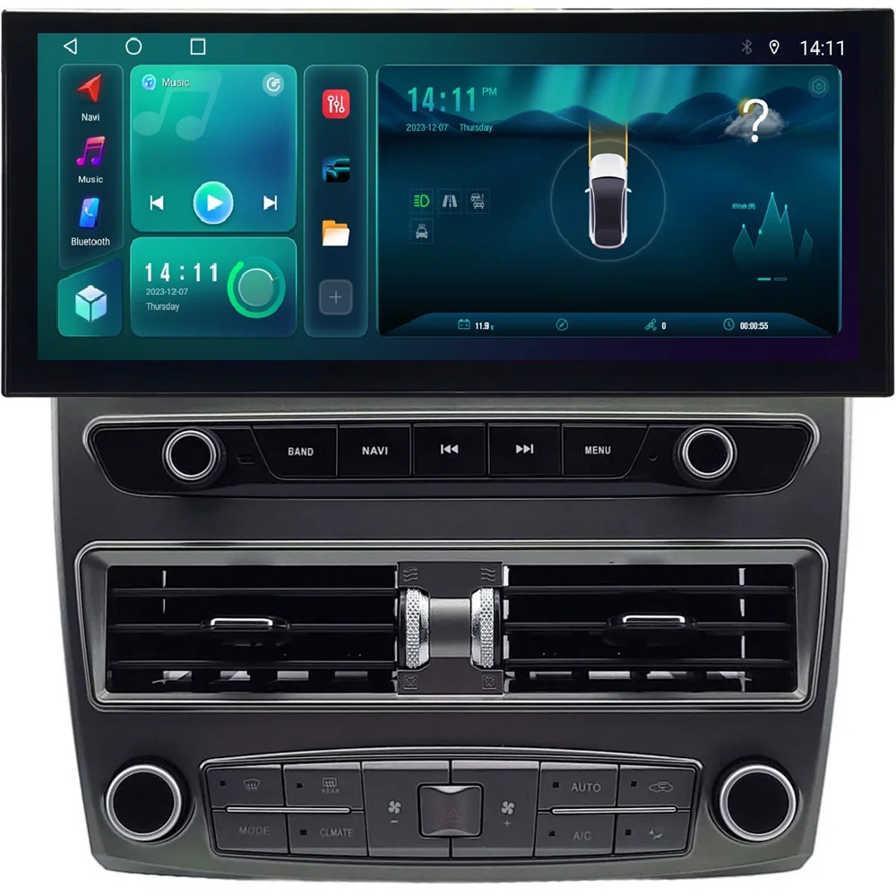 Магнитола для Lexus LS430 Toyota Celsior XF30 2000-2006 - Carmedia KP-1263 монитор 12.5" в стиле LEXUS на Android 12, TS10, CarPlay, 4G SIM-слот