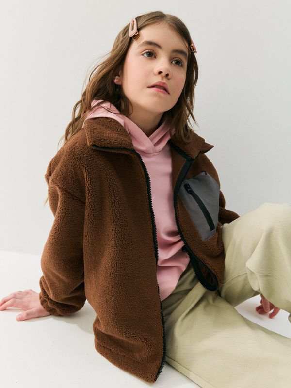 Толстовка меховая 