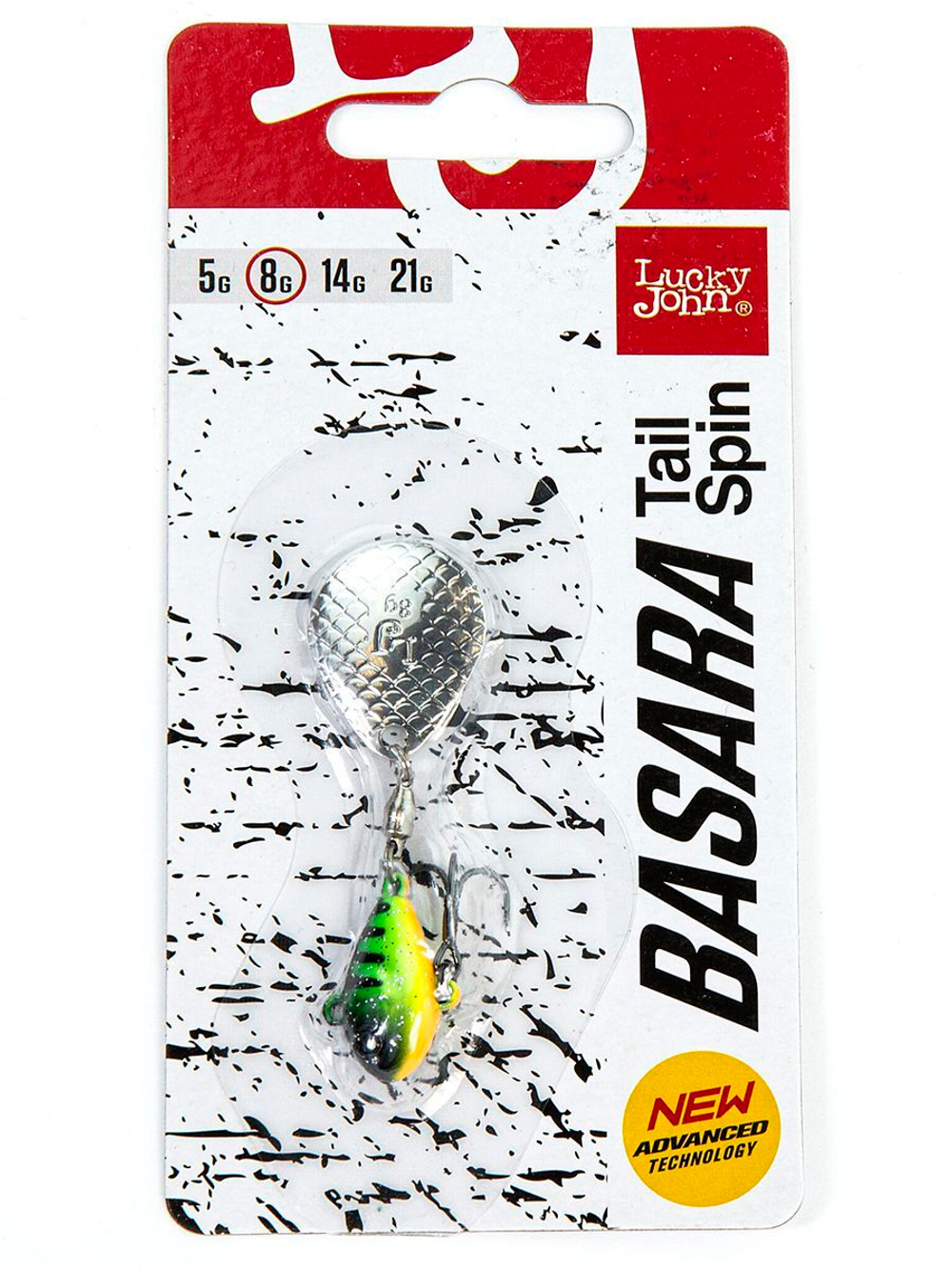 Тейл-спиннер Lucky John BASARA TAIL SPIN 21.0г 001 в блистере