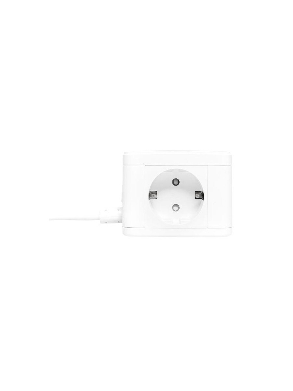 Удлинитель "Куб" 2х1.3м 2USB 2.4А+Type C + Ночник 1кв.мм EKF UBA-CUB-2-TC