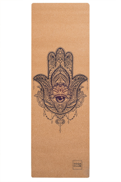 Пробковый коврик для йоги Hamsa 183*61*0,3 см