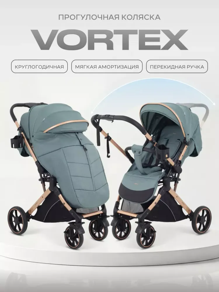 Коляска детская RANT basic "VORTEX" RA304 Aqua Коляска детская RANT basic "VORTEX" RA304 Aqua