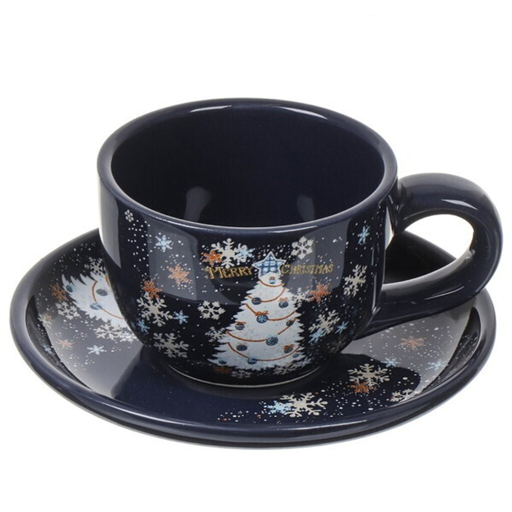 Чайная пара 220мл «Зимняя сказка»