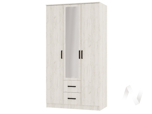 Шкаф 3-х створчатый Спальня Фиеста (крафт белый)