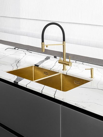 Смеситель OMOIKIRI Kanto-PVD-LG(арт.4994014)