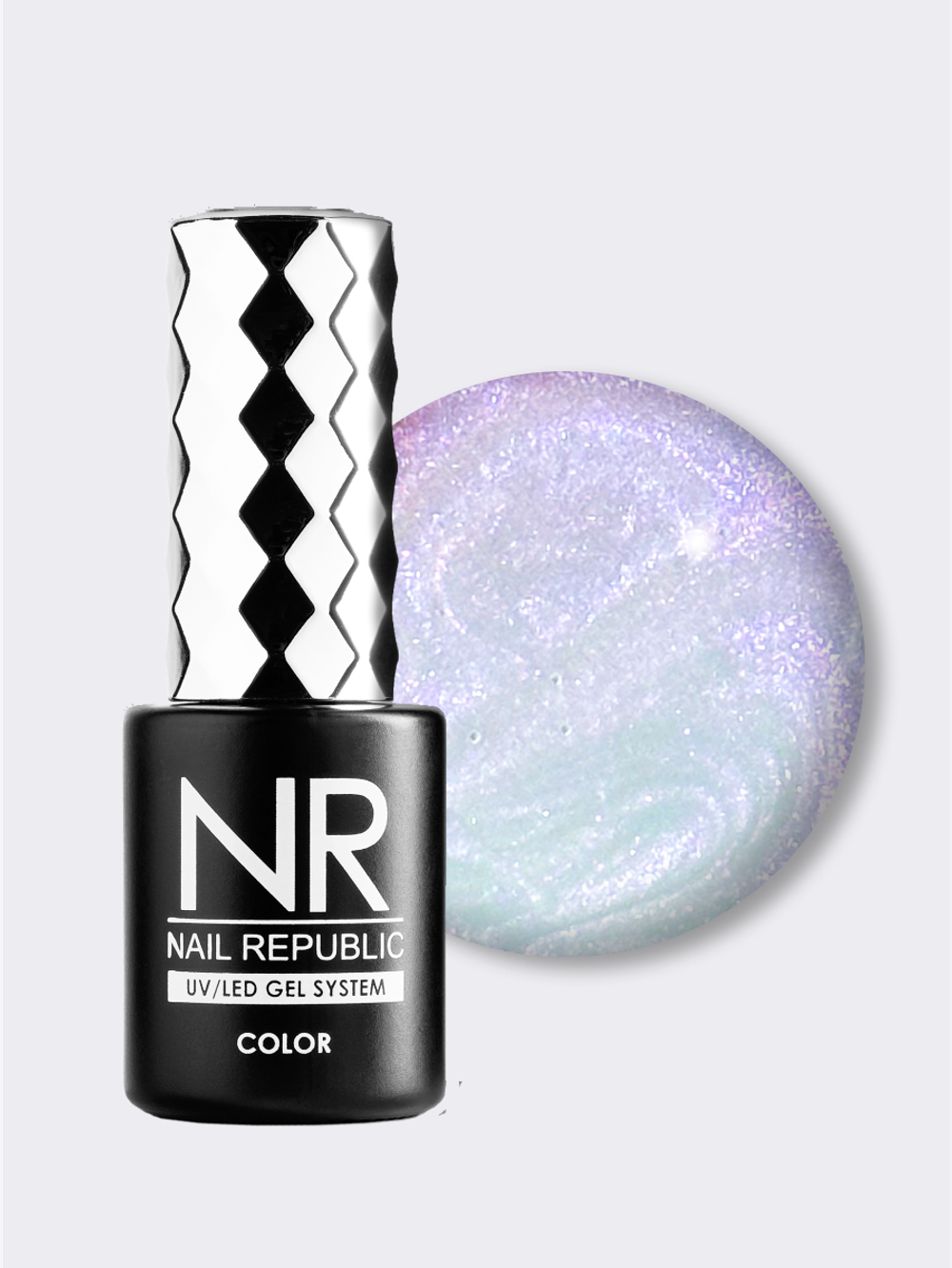 Nail Republic Гель-лак NR-025 PEARL PRINT Жемчужно-сияющий, 10 мл