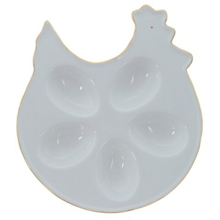 GAEM Тарелка для 5-ти яиц, L18 W20,5 H3 см