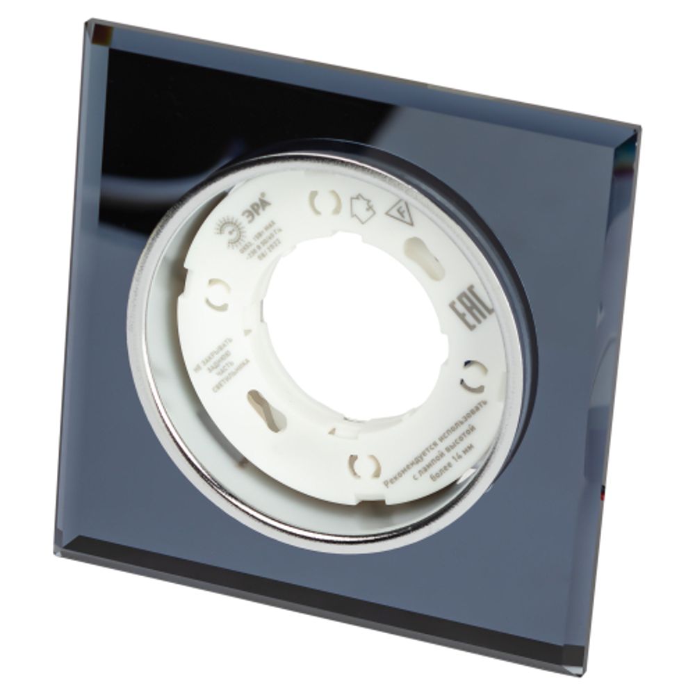 Встраиваемый светильник со светодиодной подсветкой ЭРА DK LD50 BK GX53 черный