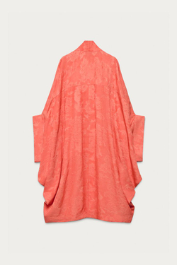 ZARA X MARISA BERENSON КИМОНО ИЗ ЖАККАРДА, КРАСНЫЙ/ОРАНЖЕВЫЙ