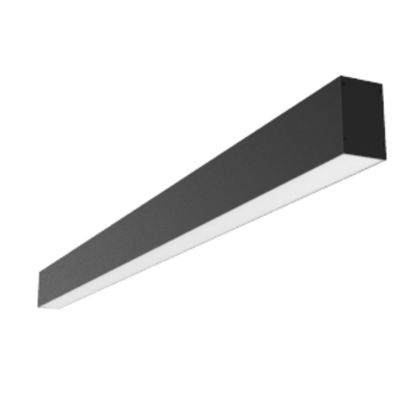 Светодиодный светильник подвесной 45Вт 3000К 1499x63x100мм IP40 RAL9005 черный опал Х-line VARTON