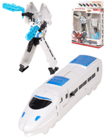 Робот трансформер (14см) "Робобиль. Поезд" (оружие,в коробка )