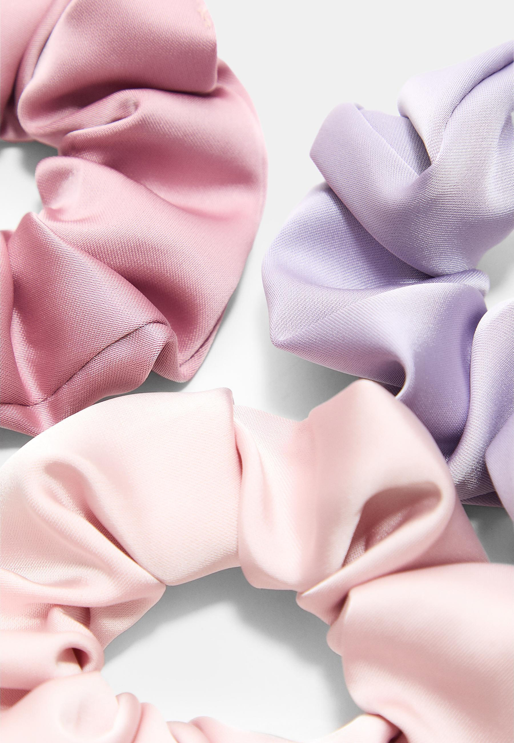 STRADIVARIUS Набор из 3 резинок для волос, сиреневый