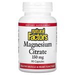 Natural Factors Magnesium Citrate 150mg 90caps (цитрат магния)