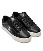 Кожаные кроссовки CALVIN KLEIN JEANS - черный(YW0YW01269)