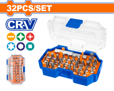 Набор бит с держателем 32 шт (10/40) WADFOW WBS3B32