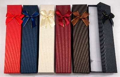 Футляр картонный прямоугольный, ассорти (6х2шт), серия "Подарочная" (№37)