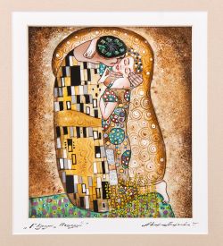 Народные промыслы ШК-55/244-01 Панно «Поцелуй» Густав Климт»