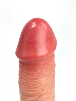 Насадка для увеличения члена в форме фаллоимитатора Sleeve №3 SGAN 4X15, телесный (3 внутренний диаметр)